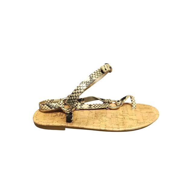 Sam Edelman Circus Slingback Bree Sandals Womens Size 6.5 Multi‎ Snakeskin Print - Picture 1 of 14